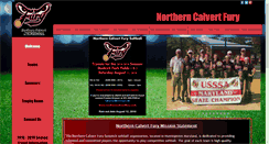 Desktop Screenshot of northerncalvertfury.com
